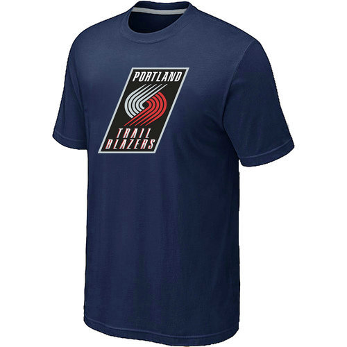 NBA Portland Trail Blazers Big & Tall Primary Logo D.Blue T-Shirt