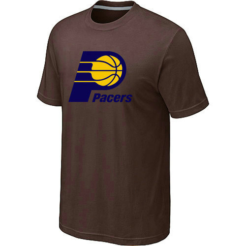 NBA Indiana Pacers Big & Tall Primary Logo Brown T-Shirt