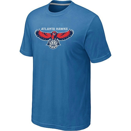 NBA Atlanta Hawks Big & Tall Primary Logo light Blue T-Shirt