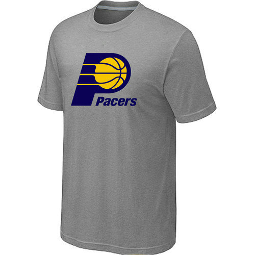 NBA Indiana Pacers Big & Tall Primary Logo L.Grey T-Shirt