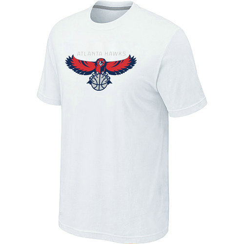NBA Atlanta Hawks Big & Tall Primary Logo White T-Shirt