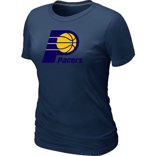 NBA Indiana Pacers Big & Tall Primary Logo D.Blue Womens T-Shirt 