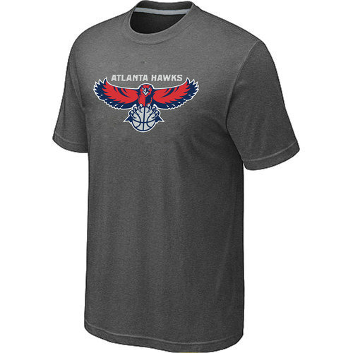 NBA Atlanta Hawks Big & Tall Primary Logo D.Grey T-Shirt