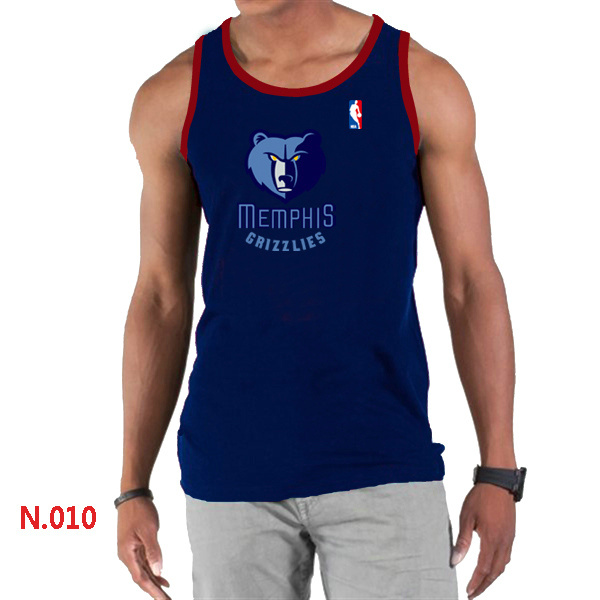 NBA Memphis Grizzlies Big & Tall Primary Logo men D.Blue Tank Top