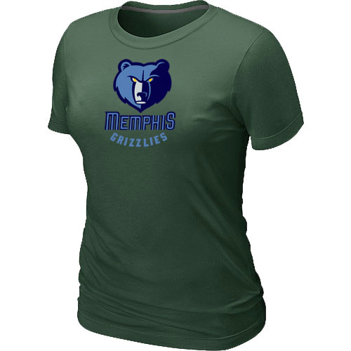 NBA Memphis Grizzlies Big & Tall Primary Logo D.Green Womens T-Shirt 