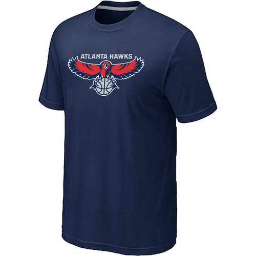 NBA Atlanta Hawks Big & Tall Primary Logo D.Blue T-Shirt