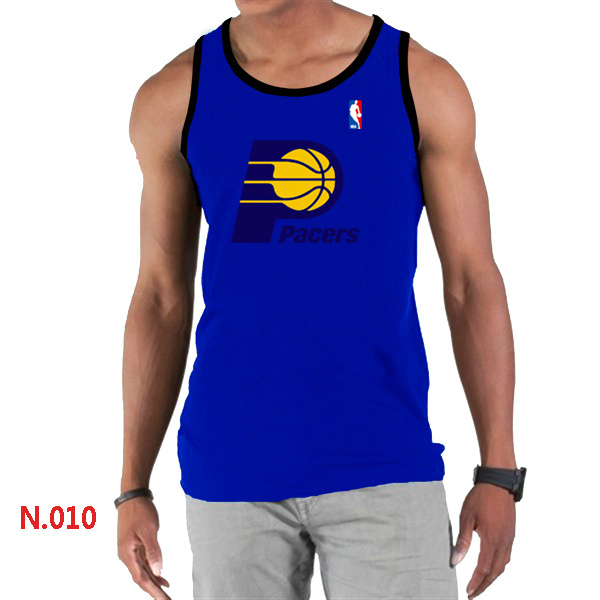 NBA Indiana Pacers Big & Tall Primary Logo men Blue Tank Top