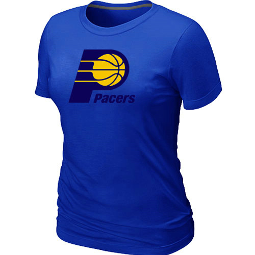 NBA Indiana Pacers Big & Tall Primary Logo Blue Womens T-Shirt 