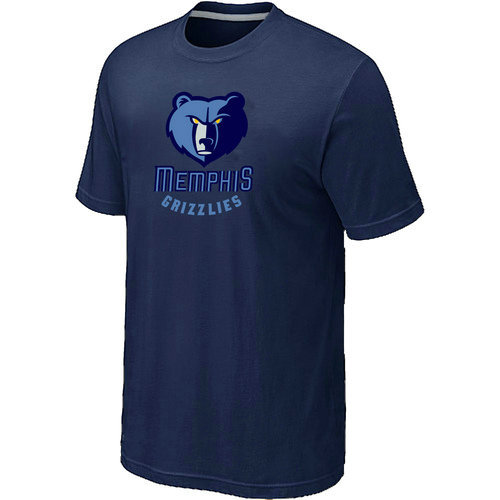 NBA Memphis Grizzlies Big & Tall Primary Logo D.Blue T-Shirt