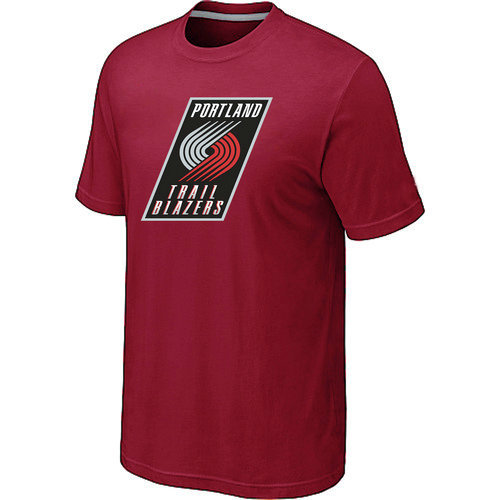 NBA Portland Trail Blazers Big & Tall Primary Logo Red T-Shirt