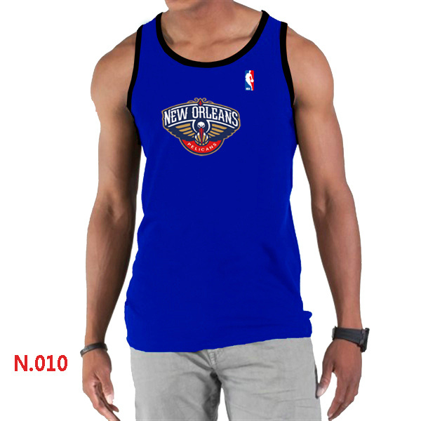 NBA New Orleans Pelicans Big & Tall Primary Logo men Blue Tank Top