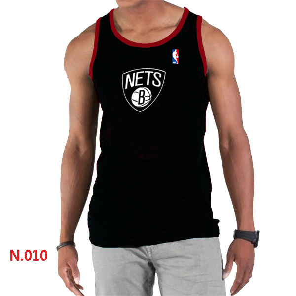 NBA Brooklyn Nets Big & Tall Primary Logo men Black Tank Top