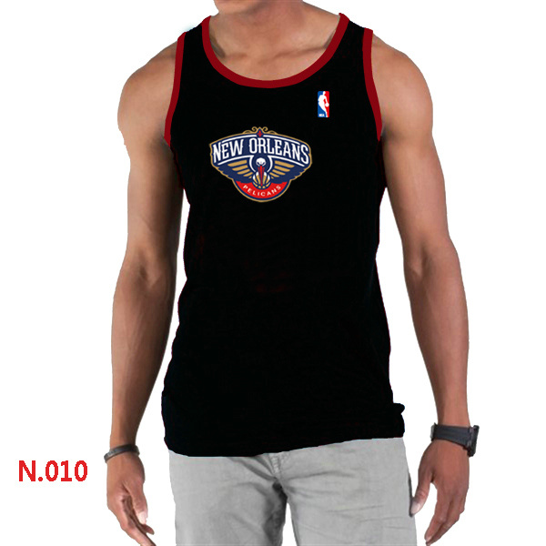 NBA New Orleans Pelicans Big & Tall Primary Logo men Black Tank Top