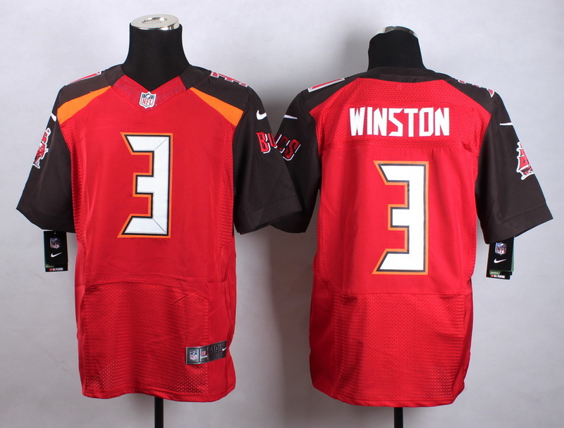 Nike Tampa Bay Buccaneers #3 Wilson Red Elite Jersey