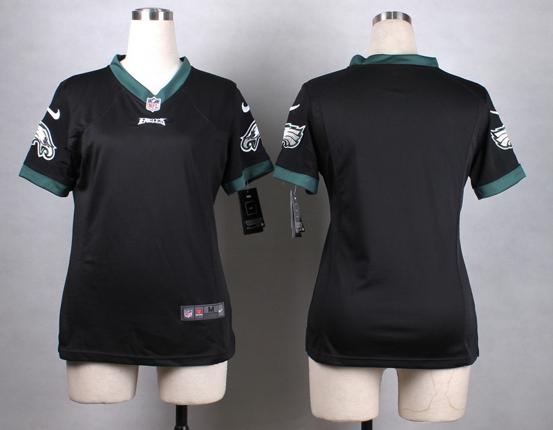 Nike Philadelphia Eagles Blank Women Black Jersey