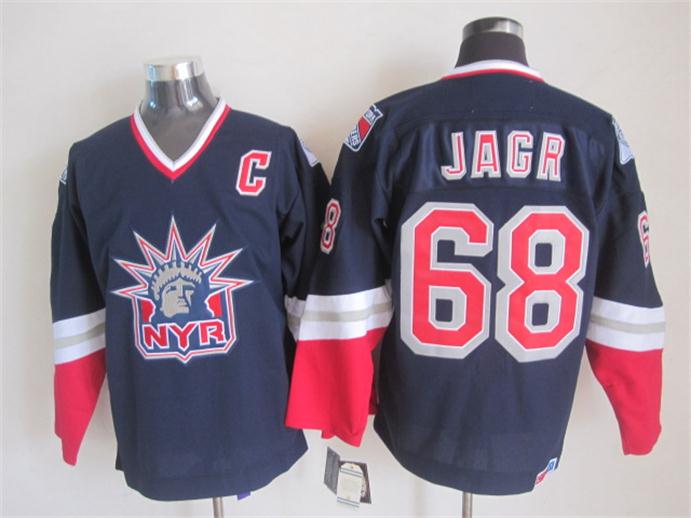 NHL New York Rangers #68 JAGR Dark BlueCCM Jersey