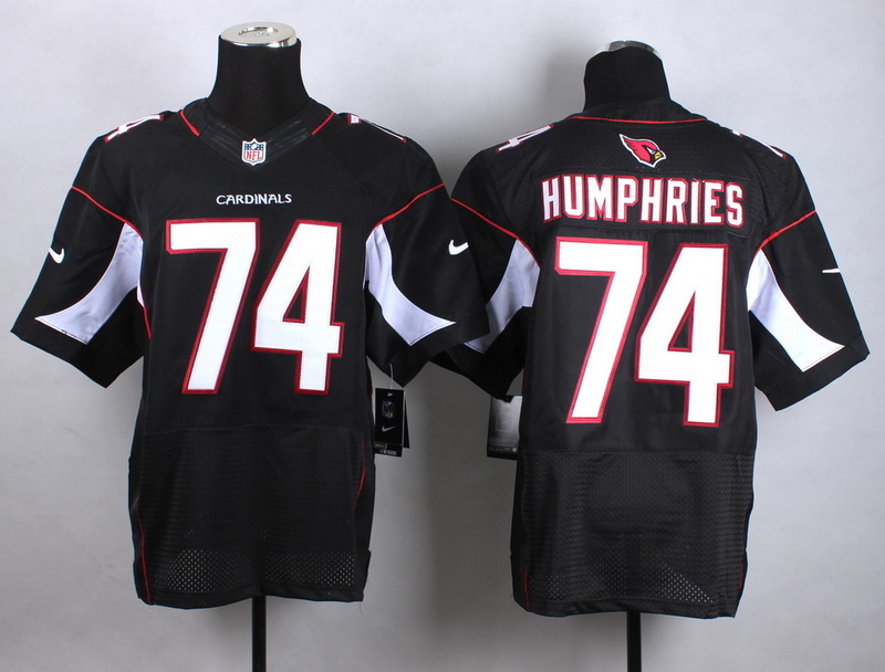 Nike Arizona Cardinals #74 Humphries Black Elite Jersey