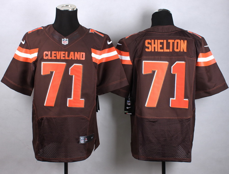 2015 NFL Cleveland Browns #71 Shelton Brown Jersey