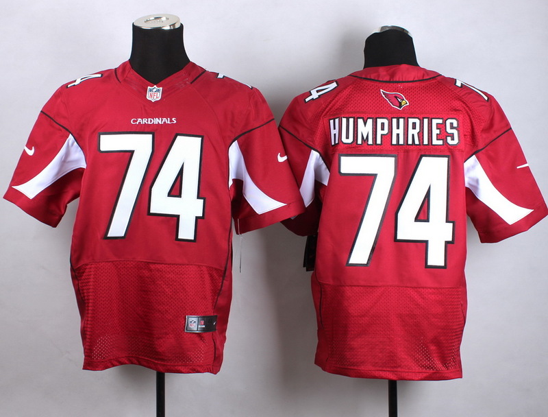 Nike Arizona Cardinals #74 Humphries Red Elite Jersey