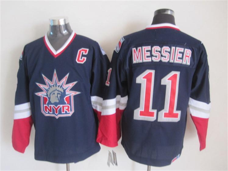 NHL New York Rangers #11 Messier Dark BlueCCM Jersey