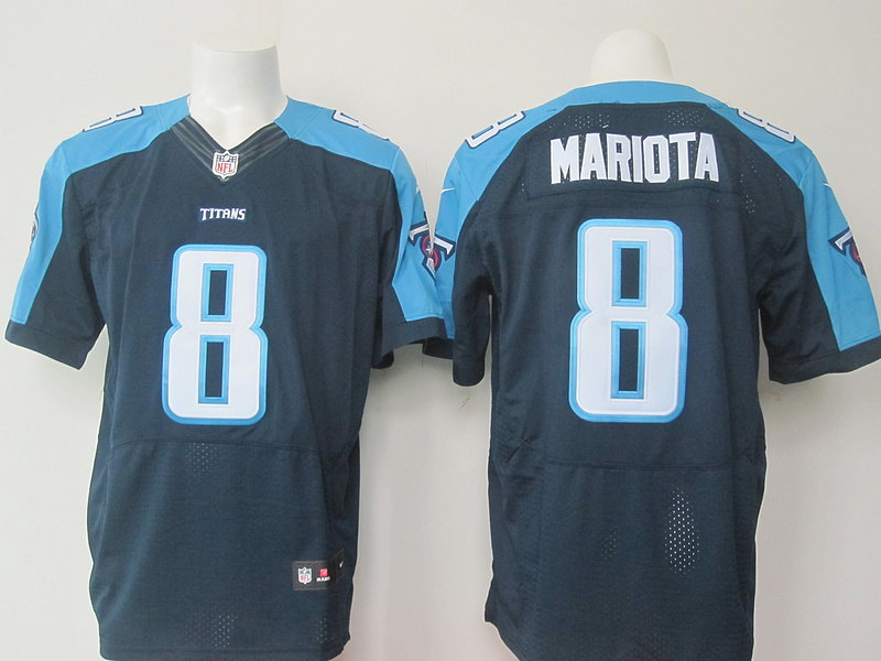 Nike Tennessee Titans #8 Mariota D.Blue Elite NFL Jersey