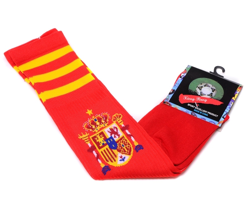 Soccer National Team Spain Red Socks