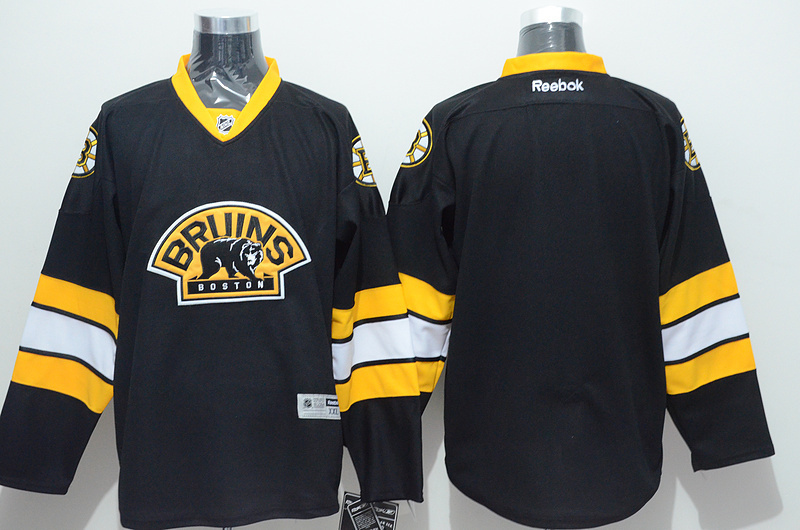NHL Boston Bruins Blank Black Jersey