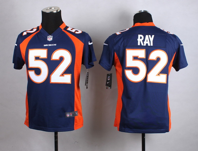 Nike Denver Broncos #52 Ray Blue Kids jersey