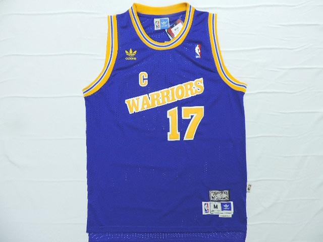 NBA Golden State Warriors #17 Mullin New Blue Jersey