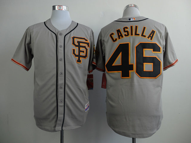 MLB San Francisco Giants #46 Casilla Grey Jersey