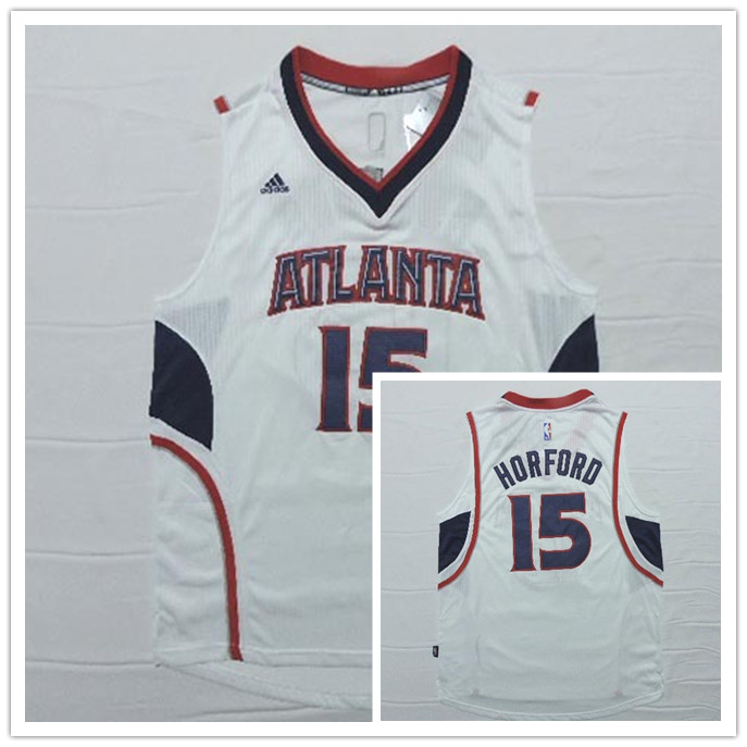 NBA Atlanta Hawks #15 Al Horford New White Jersey