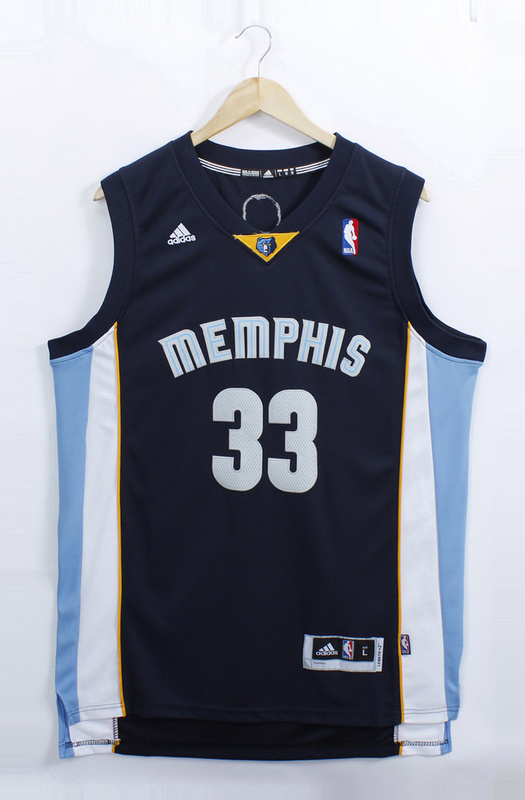NBA Memphis Grizzlies #33 Gasol Blue Jersey