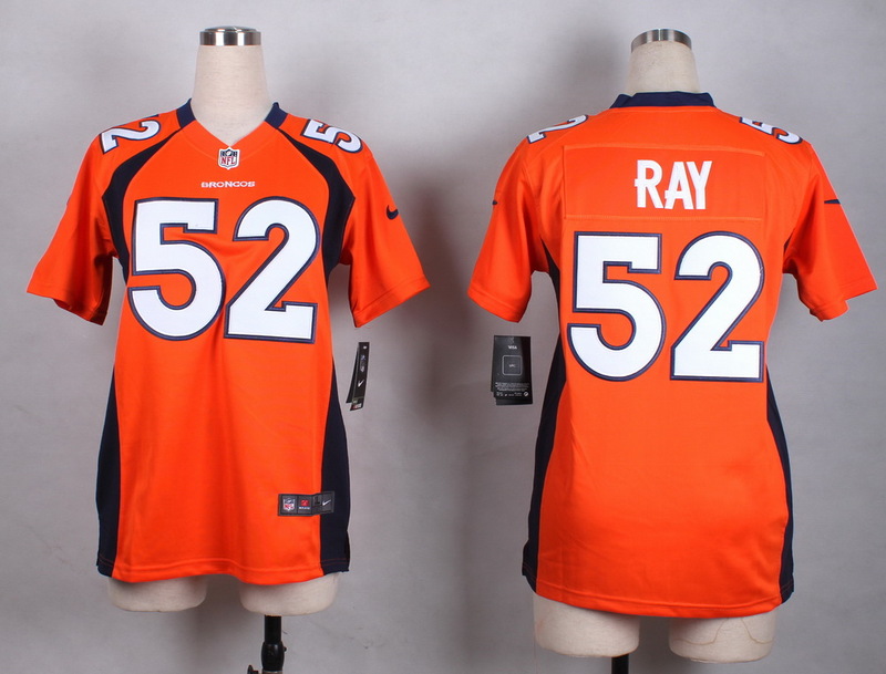 Nike Denver Broncos #52 Ray Women Orange jersey