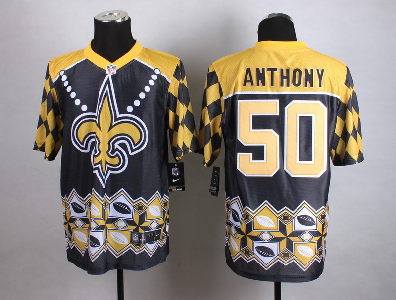 Nike New Orleans Saints #50 Anthony New Style Noble Fashion Elite jersey