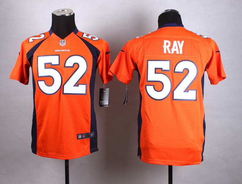 Nike Denver Broncos #52 Ray Kids Orange jersey