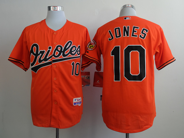 MLB Baltimore Orioles #10 Jones Orange Jerseys