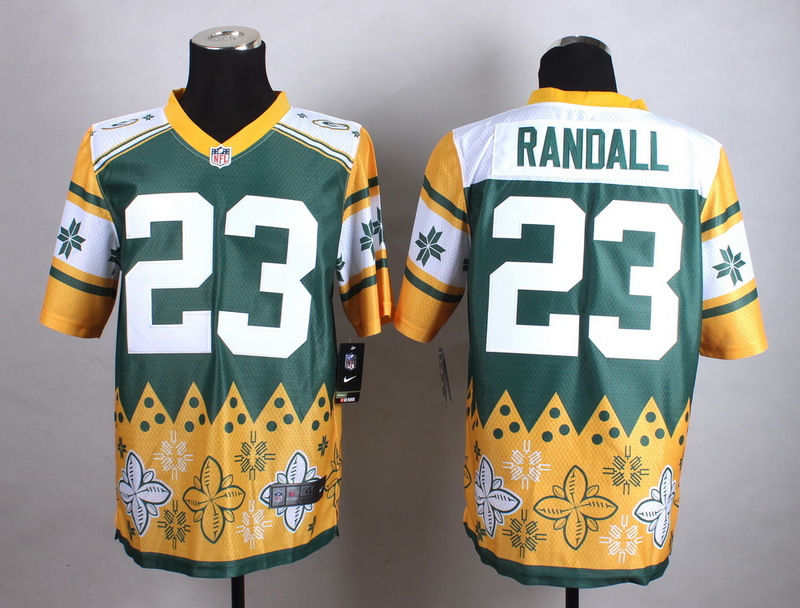 Nike Green Bay Packers #23 Randall New Style Noble Fashion Elite jersey