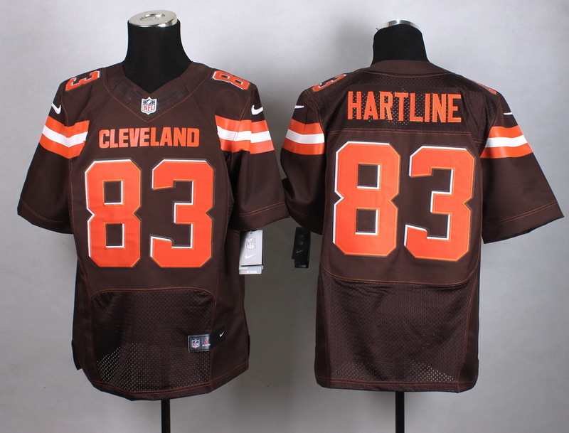 Nike Cleveland Browns #83 Hartline Brwon Elite Jersey