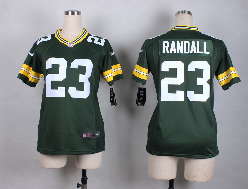 Nike Green Bay Packers #23 Randall Green Women Jersey