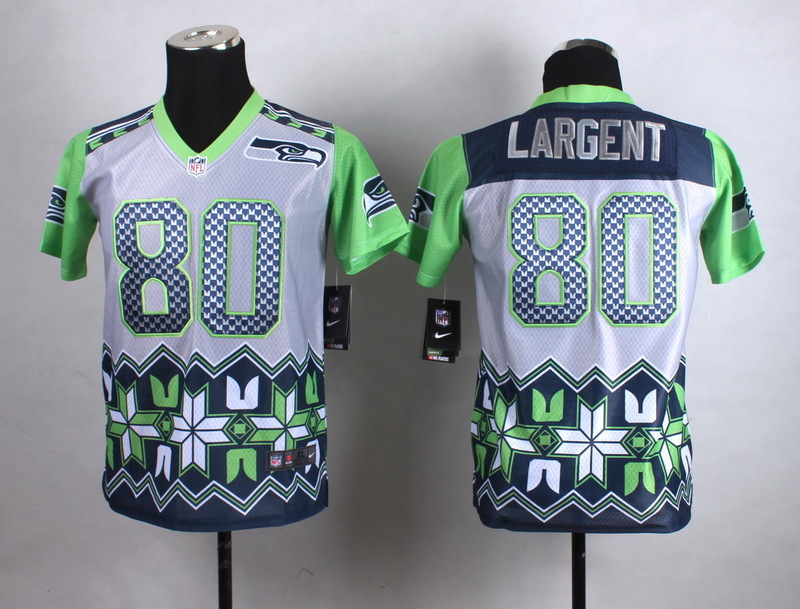 Nike Seattle Seahawks #80 Larrgent New Style Noble Fashion Elite Kids jersey