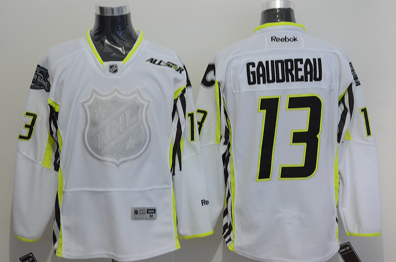 NHL Calgary Flames #13 gaudreau white 2015 All Star Jersey