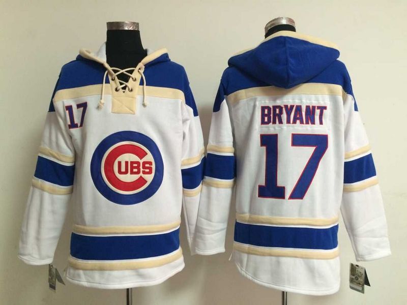 MLB Chicago Cubs #17 Bryant White Hoodie