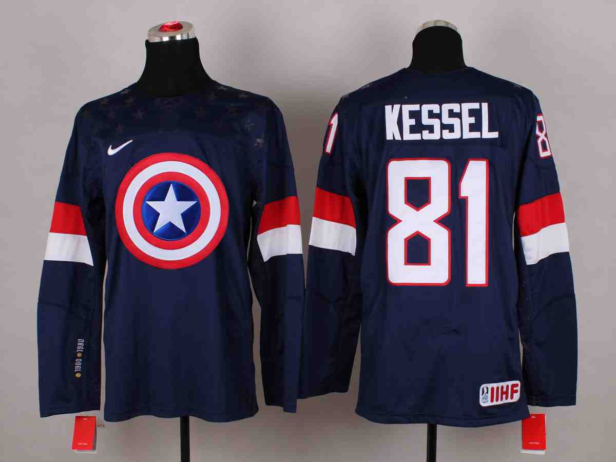 NHL Toronto Maple Leafs #81 Kessel Blue America Captain Jersey