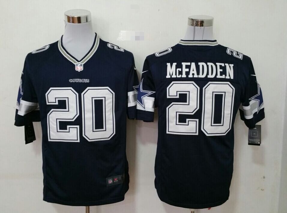 Nike Dallas Cowboys #20 McFadden Blue Game Jersey