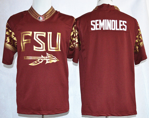 Florida State Seminoles (FSU) # 5 Jameis Winston Red Fashion Jersey
