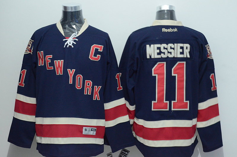NHL New York Rangers #11 Messier D.Blue Jersey