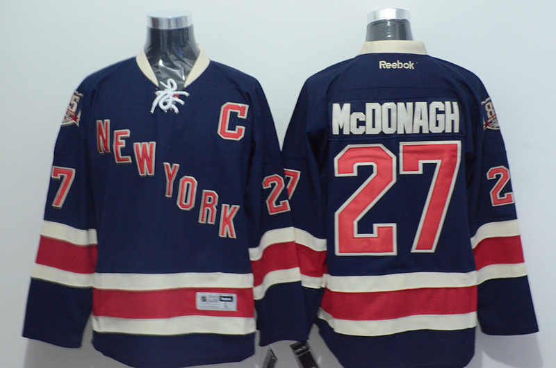 NHL New York Rangers #27 McDonagh D.Blue Jersey