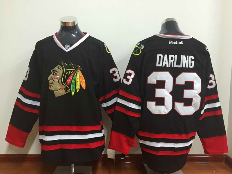 NHL Chicago Blackhawks #33 Darling Black Jersey