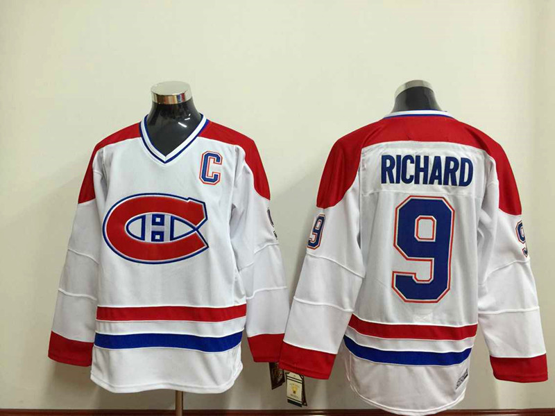 NHL Montreal Canadiens #9 Richard White Jersey