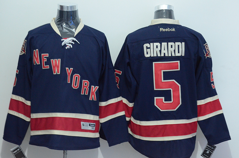 NHL New York Rangers #5 Girardi D.Blue Jersey